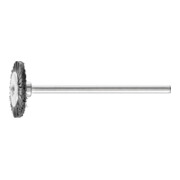 PFERD TOOLS Miniatur- Rundbürste RBU Ø16x2 mm Schaft-Ø2,34 mm schwarze Schweineborste