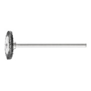 PFERD TOOLS Miniatur- Rundbürste RBU Ø16x2 mm Schaft-Ø2,34 mm schwarze Schweineborste