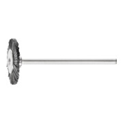 PFERD TOOLS Miniatur- Rundbürste RBU Ø19x2 mm Schaft-Ø2,34 mm schwarze Schweineborste