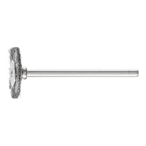 PFERD Rundbürste mit Schaft, ungezopft RBU 1602/3 INOX 0,10 0.3 mm