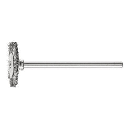 PFERD Rundbürste mit Schaft, ungezopft RBU 1602/3 INOX 0,10 0.3 mm