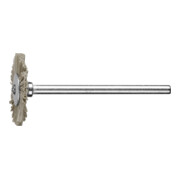 PFERD TOOLS Miniatur- Rundbürste RBU Ø22x2 mm Schaft-Ø3 mm DIAMANT-Filament-Ø0,40 Korn 400