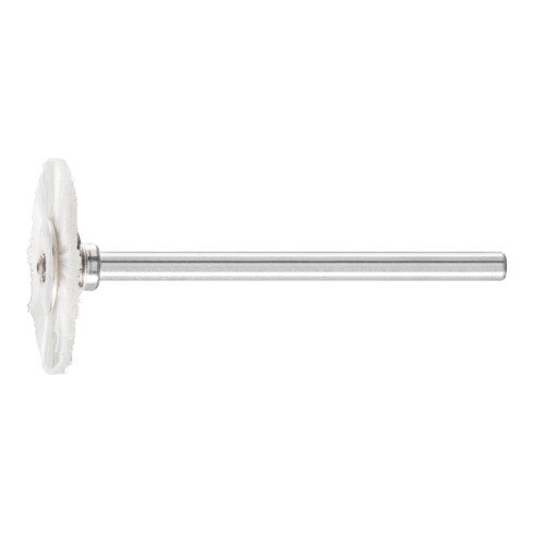 PFERD TOOLS Miniatur- Rundbürste RBU Ø22x2 mm Schaft-Ø3 mm Kunststoffbesatz-Ø0,15