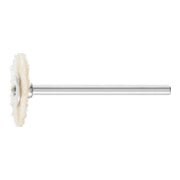 PFERD TOOLS Rundbürste mit Schaft, ungezopft RBU MES 46
