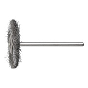 PFERD TOOLS Miniatur- Rundbürste RBU Ø32x2 mm Schaft-Ø3 mm Edelstahl-Draht-Ø0,10
