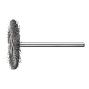 PFERD TOOLS Miniatur- Rundbürste RBU Ø32x2 mm Schaft-Ø3 mm Edelstahl-Draht-Ø0,10