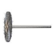 PFERD TOOLS Miniatur- Rundbürste RBU Ø32x2 mm Schaft-Ø3 mm Stahl-Draht-Ø0,10