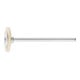 PFERD TOOLS Miniatur- Rundbürste RBU Ø16x2 mm Schaft-Ø2,34 mm weiße Schweineborste