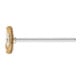 PFERD TOOLS Miniatur- Rundbürste RBU Ø19x2 mm Schaft-Ø3 mm Messing-Draht-Ø0,10