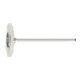 PFERD TOOLS Miniatur- Rundbürste RBU Ø22x2 mm Schaft-Ø2,34 mm weiße Schweineborste