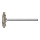 PFERD TOOLS Miniatur- Rundbürste RBU Ø22x2 mm Schaft-Ø3 mm DIAMANT-Filament-Ø0,40 Korn 400