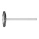 PFERD TOOLS Miniatur- Rundbürste RBU Ø22x2 mm Schaft-Ø3 mm schwarze Schweineborste