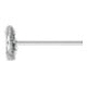 PFERD TOOLS Miniatur- Rundbürste RBU Ø22x2 mm Schaft-Ø3 mm SiC-Filament-Ø0,25 Korn 800