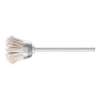PFERD TOOLS Miniatur- Topfbürste TBU Ø 18 mm Schaft-Ø 2,34 mm Aluminium-Oxid-Filament-Ø 0,50mm Korn 320