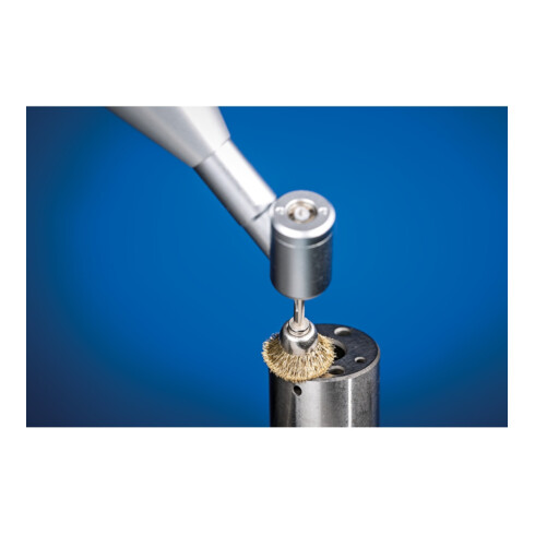 PFERD Topfbürste mit Schaft, ungezopft TBU 1803/3 Messing