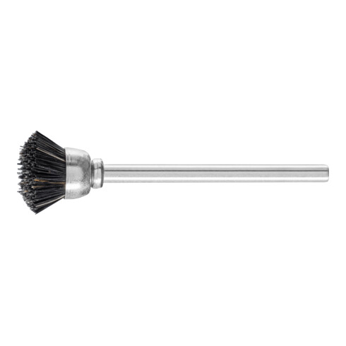 PFERD TOOLS Miniatur- Topfbürste TBU Ø15 mm Schaft-Ø3 mm schwarze Schweineborste