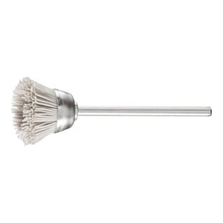 PFERD TOOLS Miniatur- Topfbürste TBU Ø18 mm Schaft-Ø2,34 mm Aluminium-Oxid-Filament-Ø0,30 Korn 600