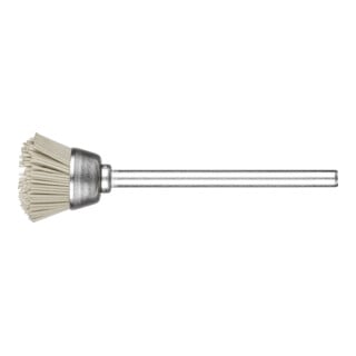 PFERD TOOLS Miniatur- Topfbürste TBU Ø18 mm Schaft-Ø3 mm DIAMANT-Filament-Ø0,40 Korn 400