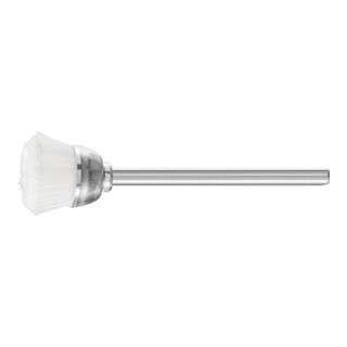 PFERD TOOLS Miniatur- Topfbürste TBU Ø18 mm Schaft-Ø3 mm Kunststoffbesatz-Ø0,15