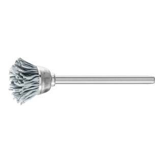 PFERD TOOLS Miniatur- Topfbürste TBU Ø 18 mm Schaft-Ø 3 mm SiC-Filament-Ø 0,55 mm Korn 320