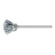 PFERD TOOLS Miniatur- Topfbürste TBU Ø 18 mm Schaft-Ø 3 mm SiC-Filament-Ø 0,55 mm Korn 320