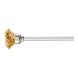 PFERD TOOLS Topfbürste mit Schaft, ungezopft TBU 1803/3 Messing