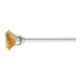 PFERD TOOLS Miniatur- Topfbürste TBU Ø15 mm Schaft-Ø3 mm Messing-Draht-Ø0,10
