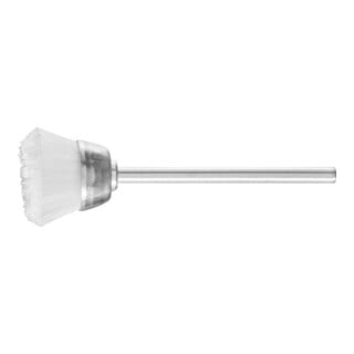 PFERD TOOLS Miniatur- Topfbürste TBU Ø18 mm Schaft-Ø2,34 mm Kunststoffbesatz-Ø0,15