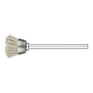 PFERD TOOLS Miniatur- Topfbürste TBU Ø18 mm Schaft-Ø3 mm DIAMANT-Filament-Ø0,40 Korn 400