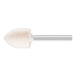 PFERD TOOLS mittelharte Filzpolierstifte Spitzkegelform Ø 20x25 mm Schaft-Ø 6 mm