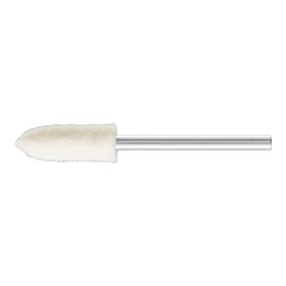 PFERD TOOLS mittelharte Filzpolierstifte Spitzkegelform Ø 6x18 mm Schaft-Ø 3 mm