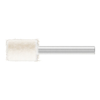 PFERD TOOLS mittelharte Filzpolierstifte Zylinderform mit Stirnbohrung Ø 15x20mm Schaft-Ø 6 mm