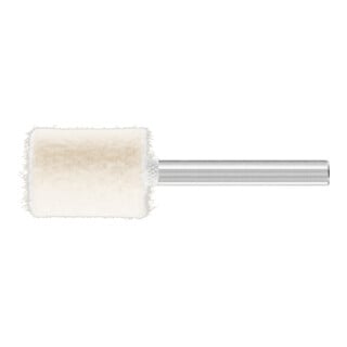 PFERD TOOLS mittelharte Filzpolierstifte Zylinderform mit Stirnbohrung Ø 20x25 mm Schaft-Ø 6 mm