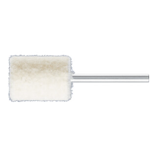 PFERD TOOLS mittelharte Filzpolierstifte Zylinderform mit Stirnbohrung Ø 15x20mm Schaft-Ø 3 mm