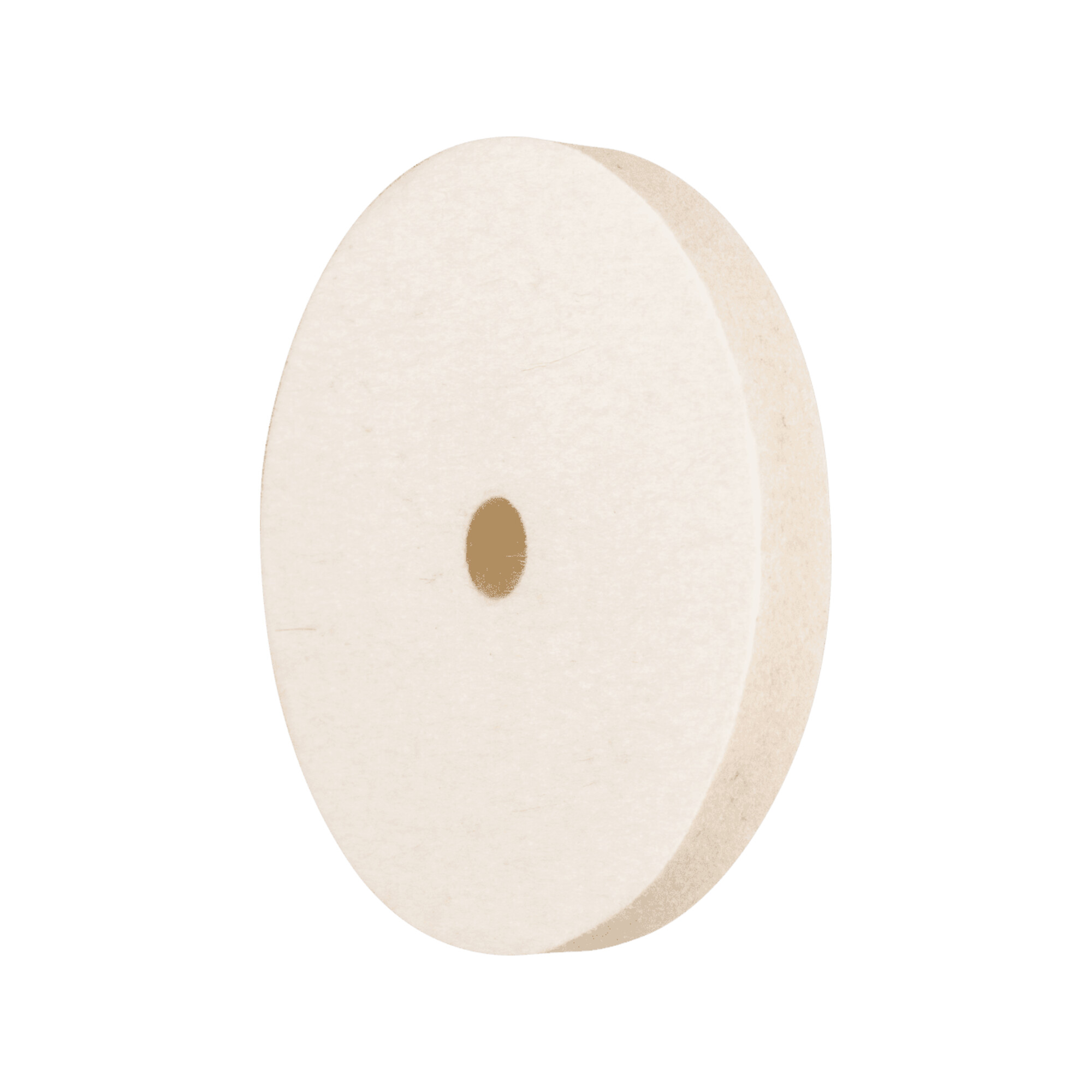 PFERD TOOLS mittelharte Filzscheibe FKSC Ø 80x10mm Bohrung Ø 10mm für universelle Polierarbeiten