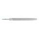 PFERD TOOLS Mühlsägefeile gerade Kanten Flachspitz 200mm Hieb 3 für feines Schärfen-1