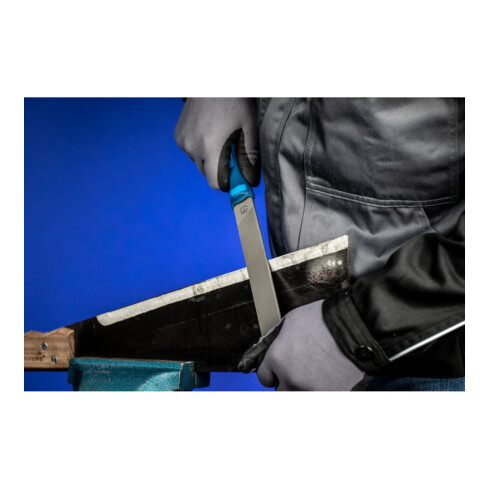 PFERD TOOLS Mühlsägefeile mit Heft runde Kanten Flachstumpf 200mm Hieb 2 universell zum Schärfen