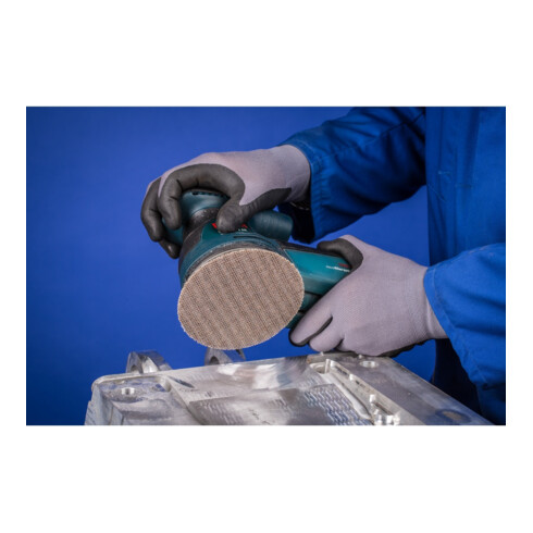 PFERD TOOLS Netz-Klettscheiben Set Grob 15-tlg. Ø 150 A80,100,120 staubarm auf Exzenterschleifer