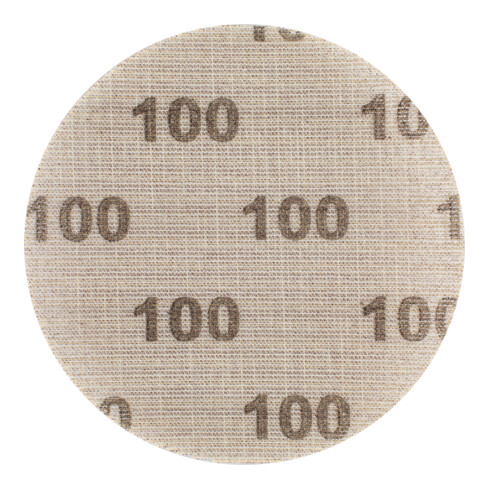 PFERD TOOLS Netz Korund Klettscheibe KSS NET Ø 150 A100 staubarmes Schleifen mit Exzenterschleifer