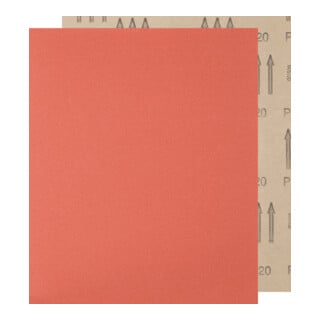 PFERD TOOLS Papier Schleifbogen Korund 230x280mm BP A220 universell für Holz, Farbe und Lack