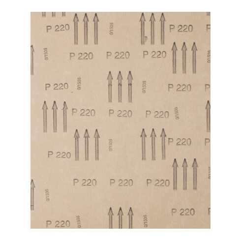 PFERD TOOLS Papier Schleifbogen Korund 230x280mm BP A220 universell für Holz, Farbe und Lack