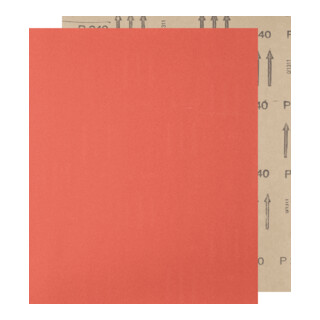 PFERD TOOLS Papier Schleifbogen Korund 230x280mm BP A240 universell für Holz, Farbe und Lack