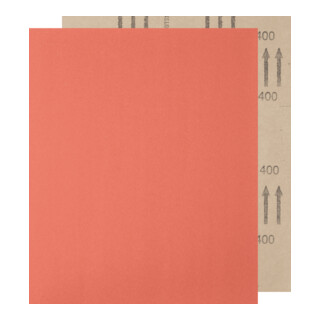 PFERD TOOLS Papier Schleifbogen Korund 230x280mm BP A400 universell für Holz, Farbe und Lack