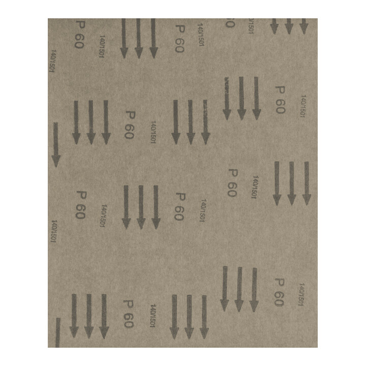 PFERD TOOLS Papier Schleifbogen Korund 230x280mm BP A60 universell für Holz, Farbe und Lack
