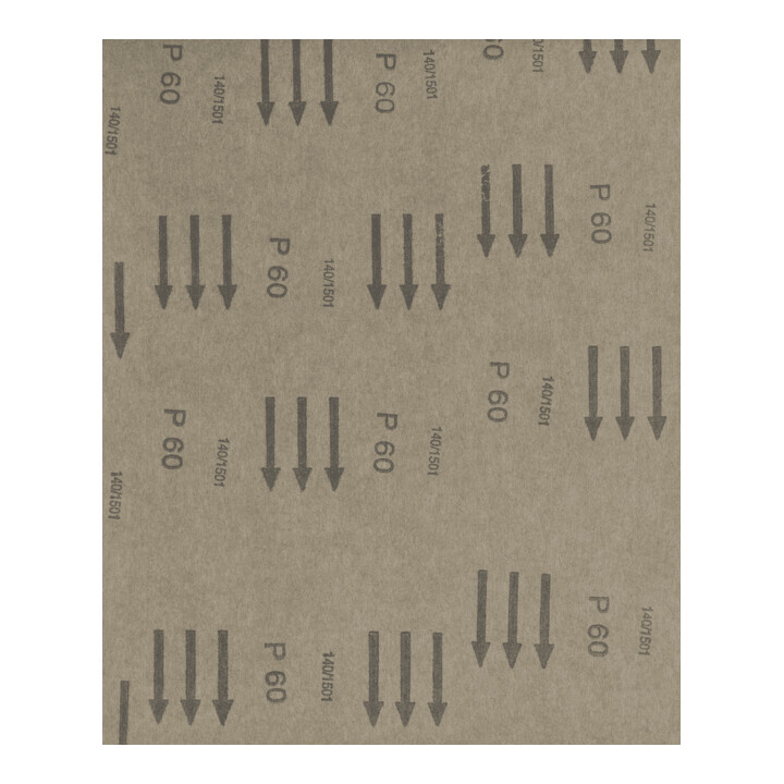 PFERD TOOLS Papier Schleifbogen Korund 230x280mm BP A60 universell für Holz, Farbe und Lack