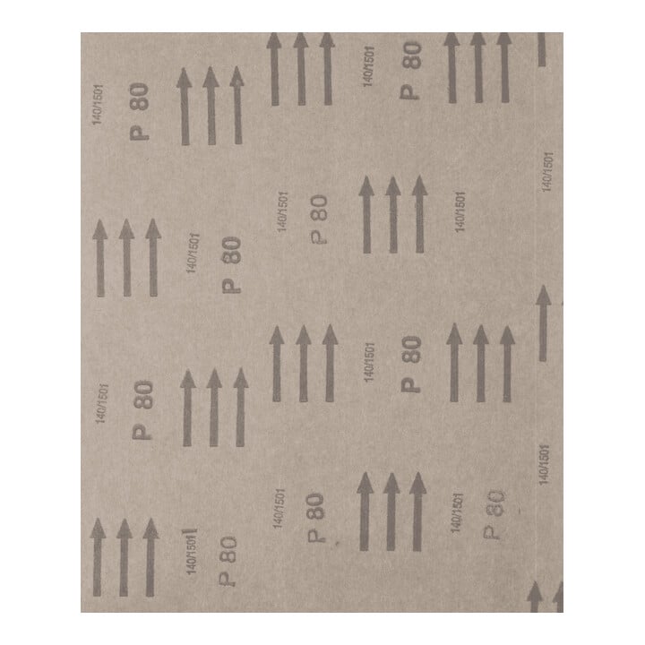 PFERD TOOLS Papier Schleifbogen Korund 230x280mm BP A80 universell für Holz, Farbe und Lack