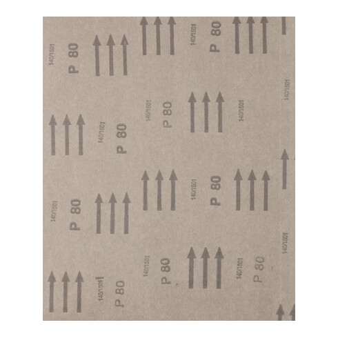 PFERD TOOLS Papier Schleifbogen Korund 230x280mm BP A80 universell für Holz, Farbe und Lack