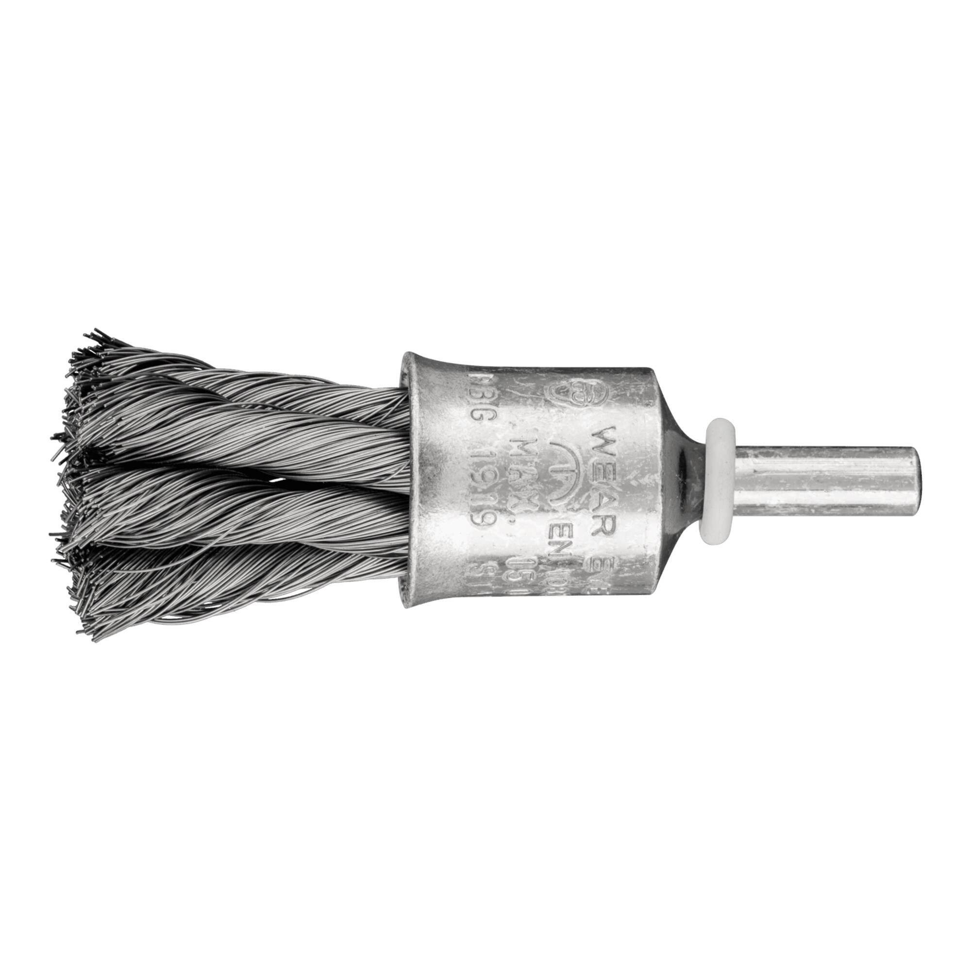 PFERD TOOLS Pinselbürste gezopft PBG Ø19 mm Schaft-Ø6 mm Stahl-Draht-Ø0,25