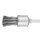 PFERD TOOLS Pinselbürste mit Schaft, gezopft PBG ST Stahldraht gezopft 6 mm-1