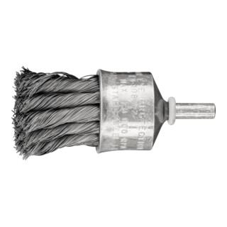 PFERD TOOLS Pinselbürste gezopft PBG Ø30mm Schaft-Ø6 mm Stahl-Draht-Ø0,25